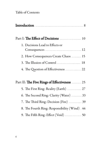 The Five Rings of Effectiveness - AT