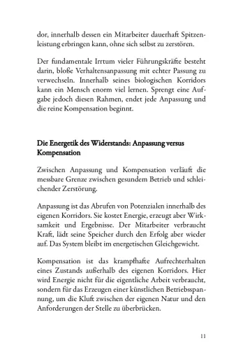 „Der Verrat an der natürlichen Berufung.“ Warum Spitzenleistung dort entsteht, wo Menschen ihrer Natur entsprechend wirken können.